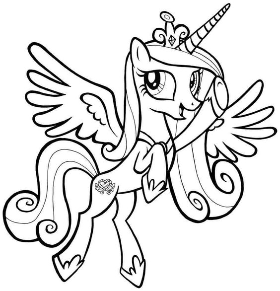 564x586 My Little Pony Coloring Pages