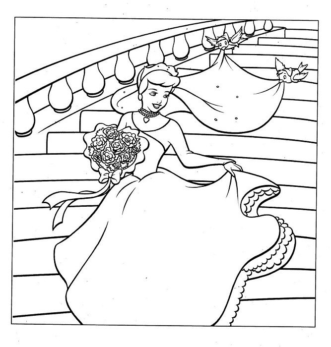 Princess Carriage Coloring Pages