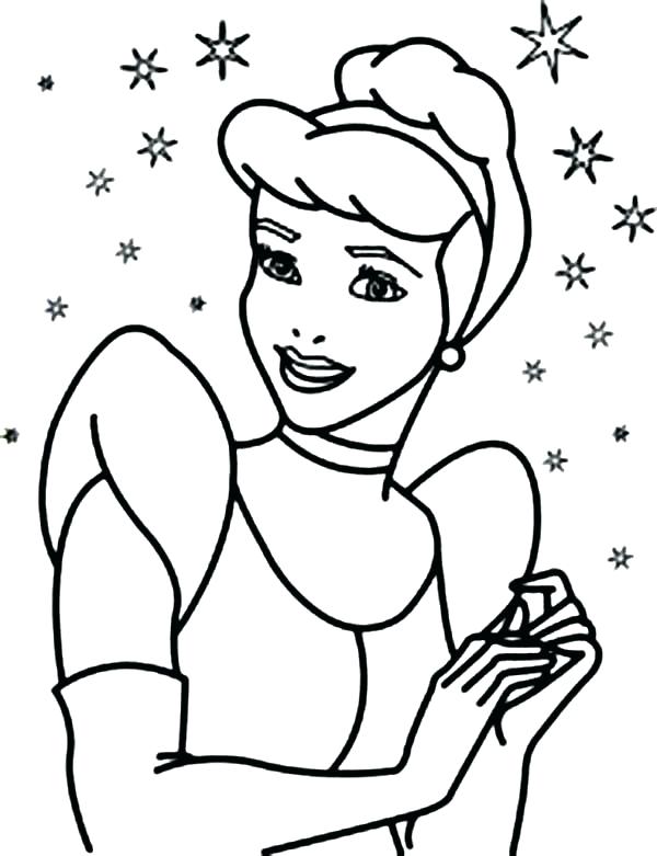 600x781 Cinderella Color Page Coloring Pages Carriage Colouring Pages