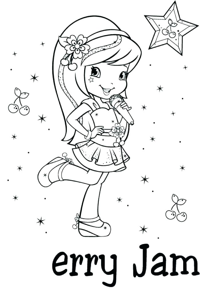 721x1024 Strawberry Shortcake Coloring Pages
