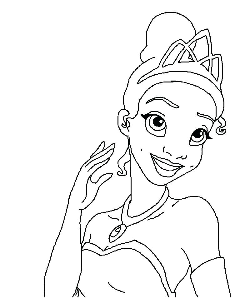 Tiana Coloring Page Princess Coloring Pages Cartoon Download 1 800x954 Tiana Coloring Page Princess Coloring Pages Cartoon Download 1