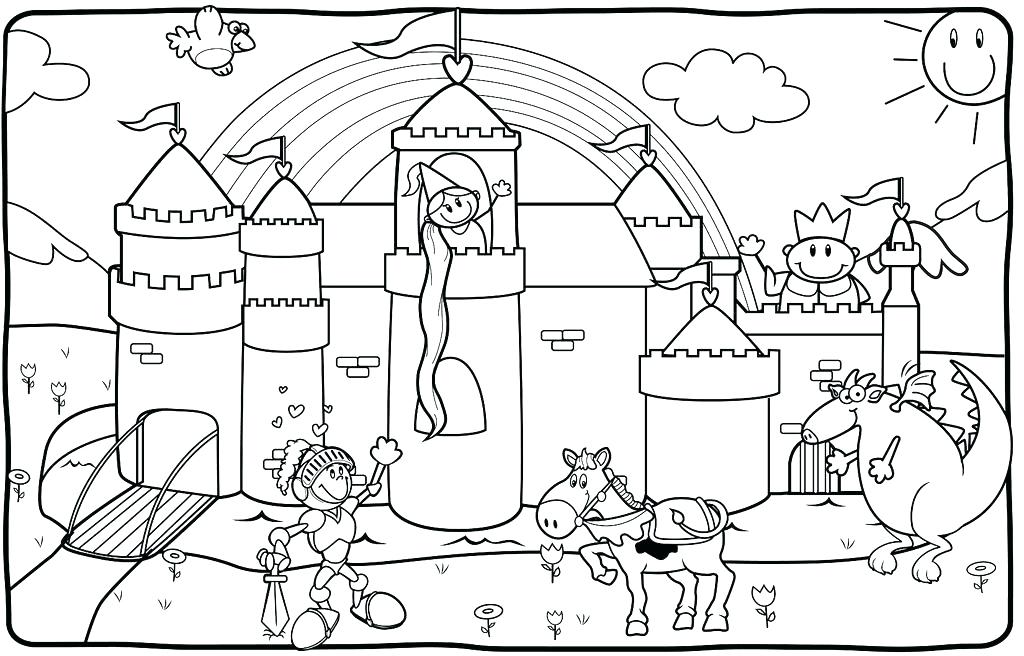 Princess Castle Coloring Page Princess Castle Coloring Pages 1024x656 Princess Castle Coloring Page Princess Castle Coloring Pages