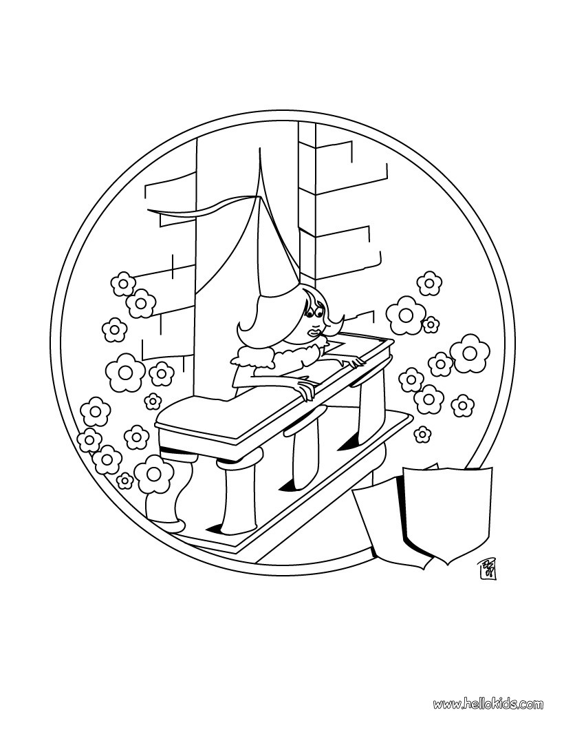 Princess In The Castle Coloring Pages 820x1060 Princess In The Castle Coloring Pages