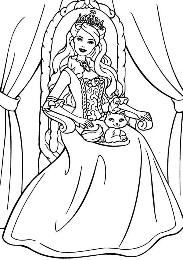 Princess Cat Coloring Pages Princess Cat Coloring Page Coloring 600x849 Princess Cat Coloring Pages Princess Cat Coloring Page Coloring