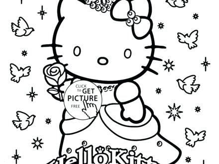 Princess Cat Coloring Pages at GetColorings.com | Free printable