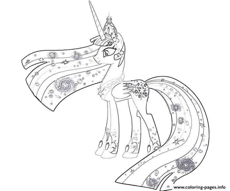 800x667 My Little Pony Princess Celestia Coloring Pages Printable
