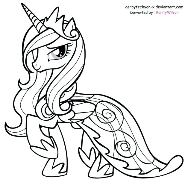 618x618 Princess Celestia Coloring My Spectacular Little Pony Coloring