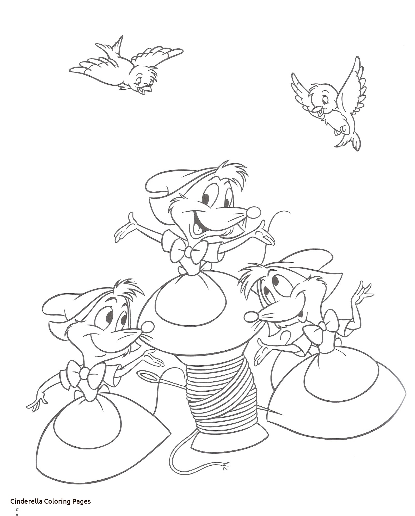 1608x2000 Free Cinderella Coloring Pages