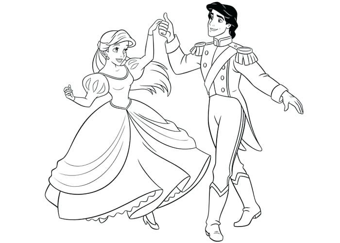 700x500 Princess And Prince Coloring Pages Princess And Prince Coloring