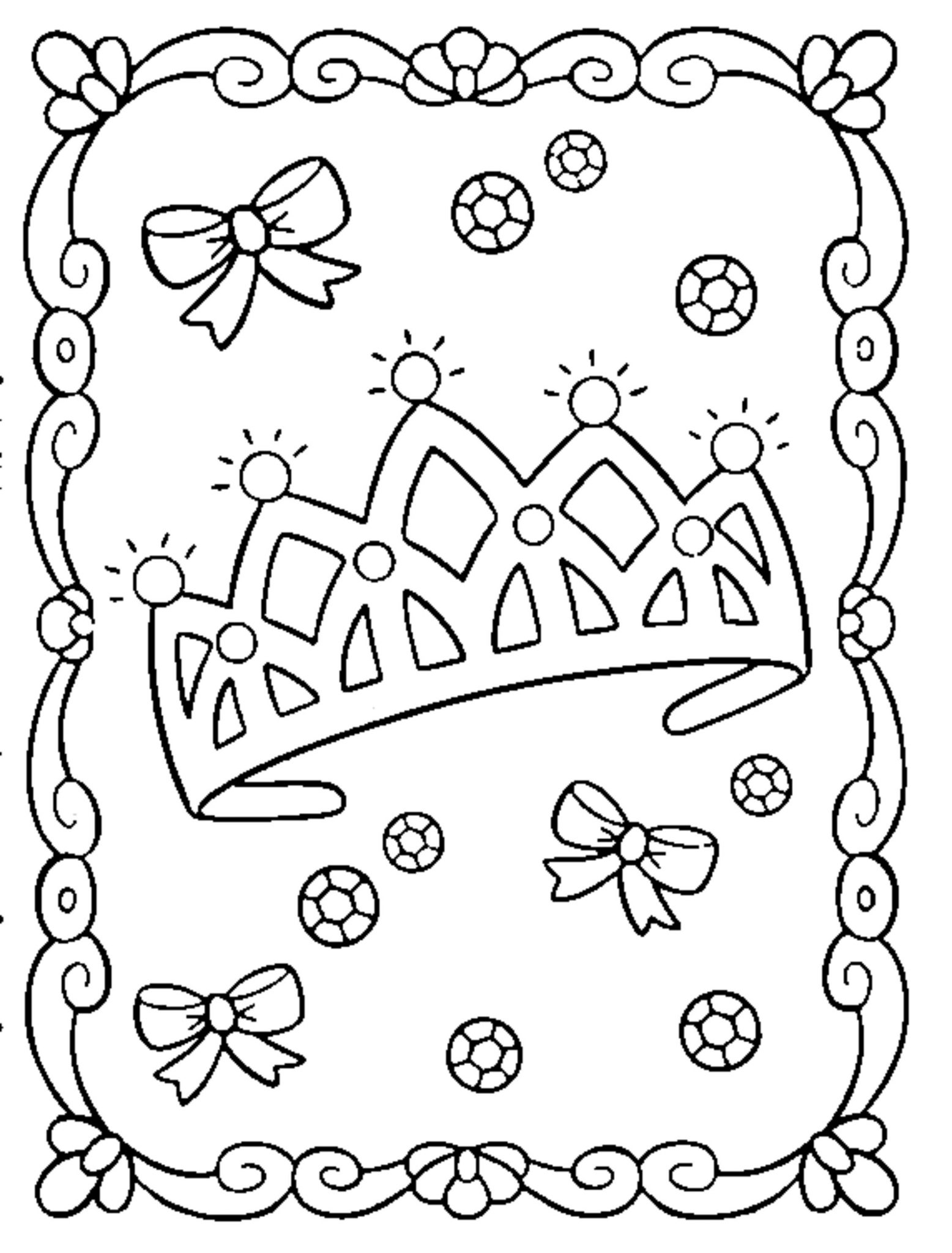 1556x2048 Princess Coloring Pages Online