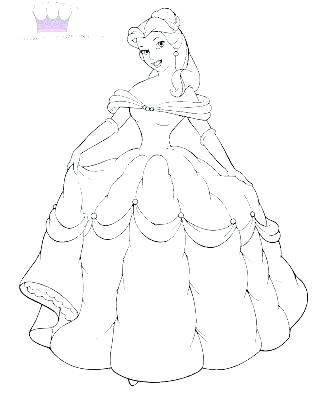 318x400 Belle Princess Coloring Pages Belle Coloring Pages 9 Princess