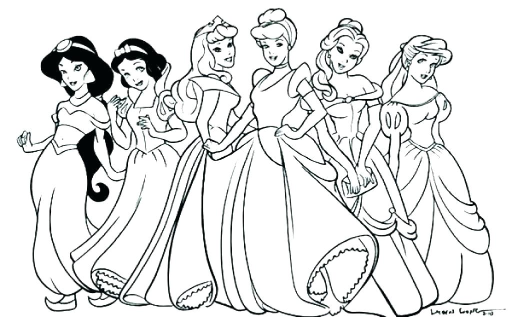 1024x633 Belle Princess Coloring Pages Belle Princess Coloring Pages