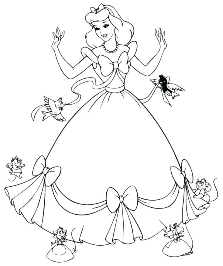 734x875 Free Princess Coloring Pages Princess Coloring Book Also Princess