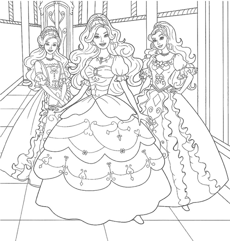 761x800 Adult Coloring Pages Princesses