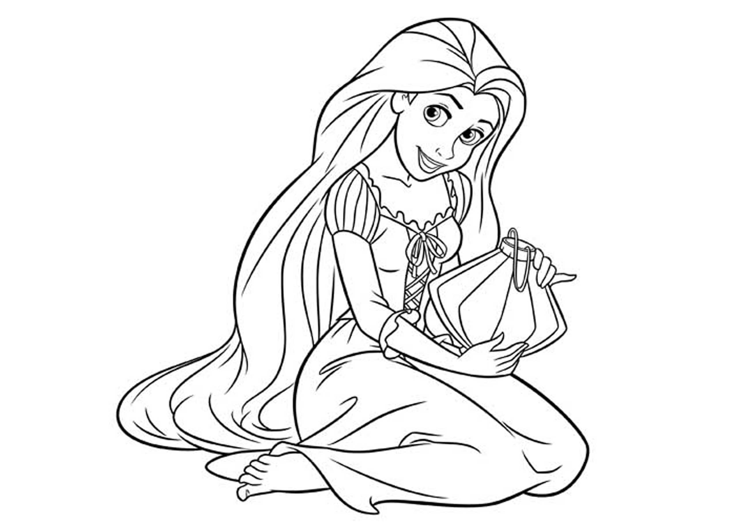 Simple Princess Coloring Pages For Girls Ariel In Pictures 2550x1821 Simple Princess Coloring Pages For Girls Ariel In Pictures