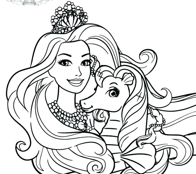 678x600 Princess Coloring Page Barbie Coloring Pages Online Online Barbie