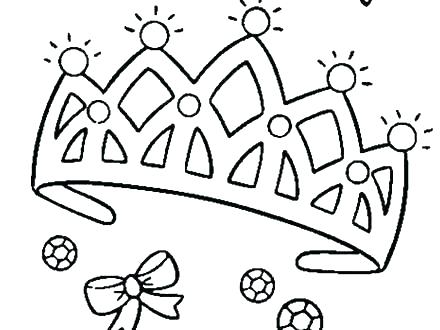 440x330 Princess Crown Coloring Page Princess Crown Coloring Pages Amazing