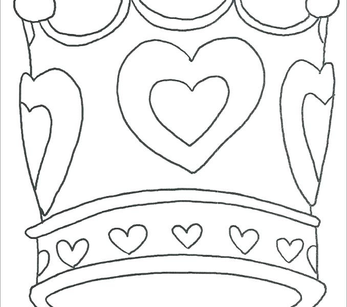 678x600 Crown Coloring Page Coloring Crowns Princess Crown Coloring Page