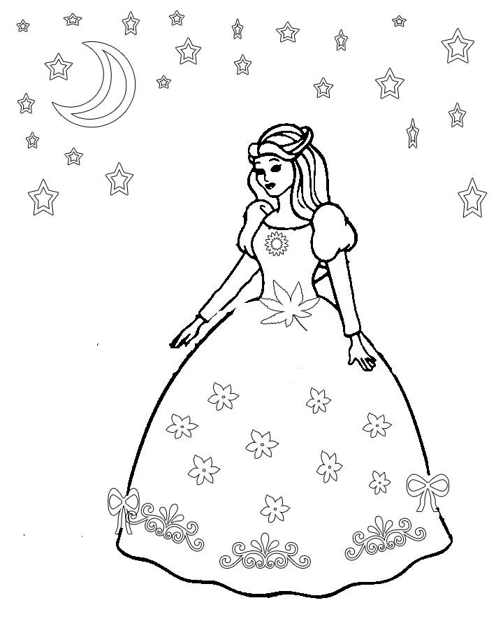 710x895 Design A Dress Coloring Pages Princess Dress Coloring Pages