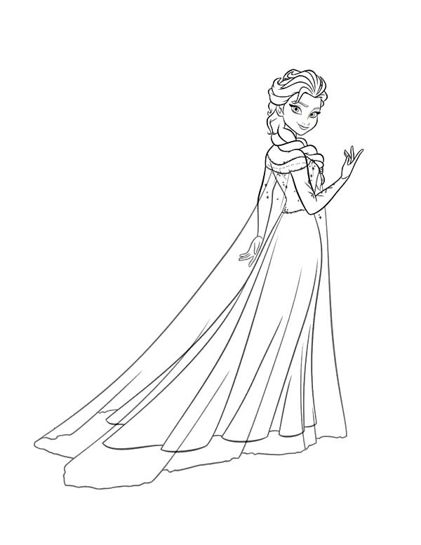 Coloring Pages Princess Elsa Princess Anna Beautiful Queen Elsa 600x777 Coloring Pages Princess Elsa Princess Anna Beautiful Queen Elsa