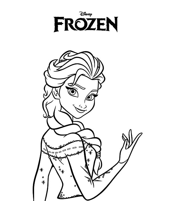 Free Printable Elsa Coloring Pages For Kids 600x701 Free Printable Elsa Coloring Pages For Kids