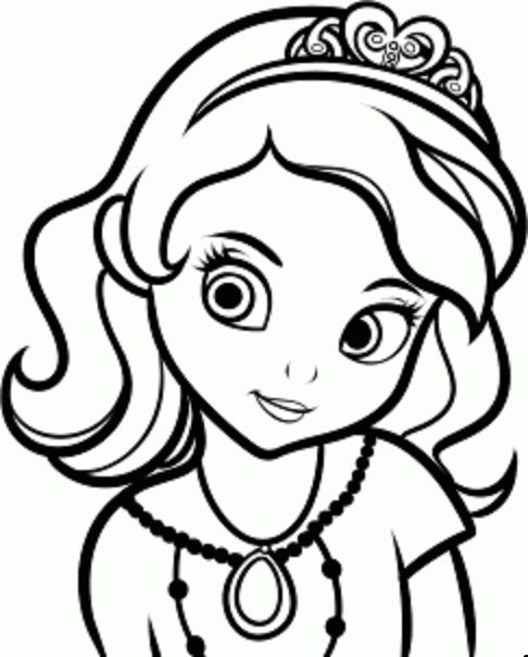 Princess Sofia Coloring Pages Princess Sofia Face Coloring Page 486x604 Princess Sofia Coloring Pages Princess Sofia Face Coloring Page