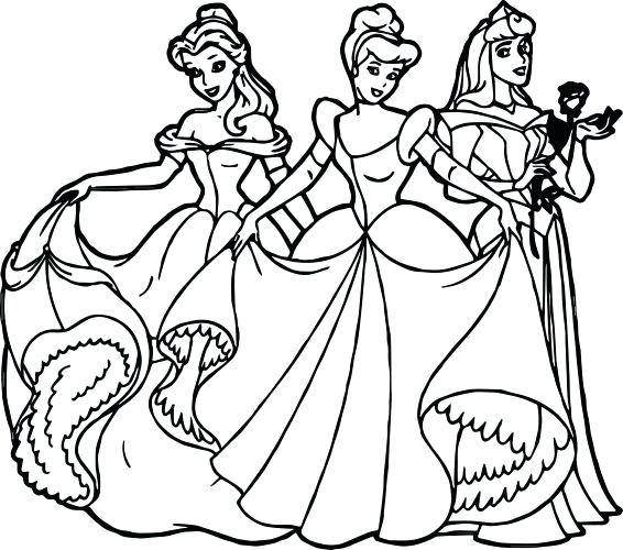 All Disney Princess Coloring Pages 566x500 All Disney Princess Coloring Pages
