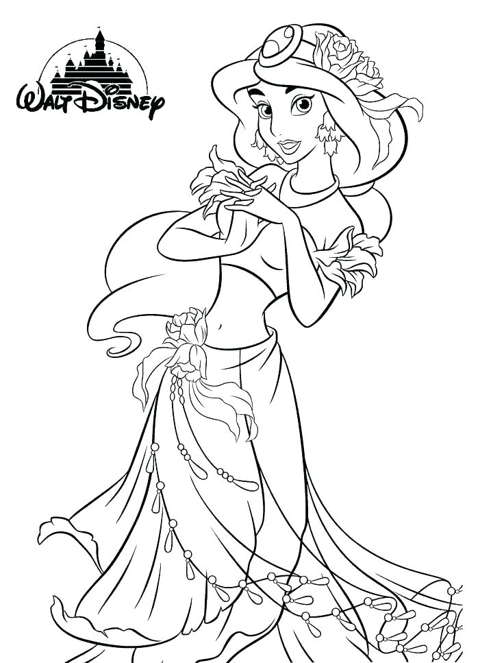 736x967 Jasmine Printable Coloring Pages Coloring Pages Jasmine Free