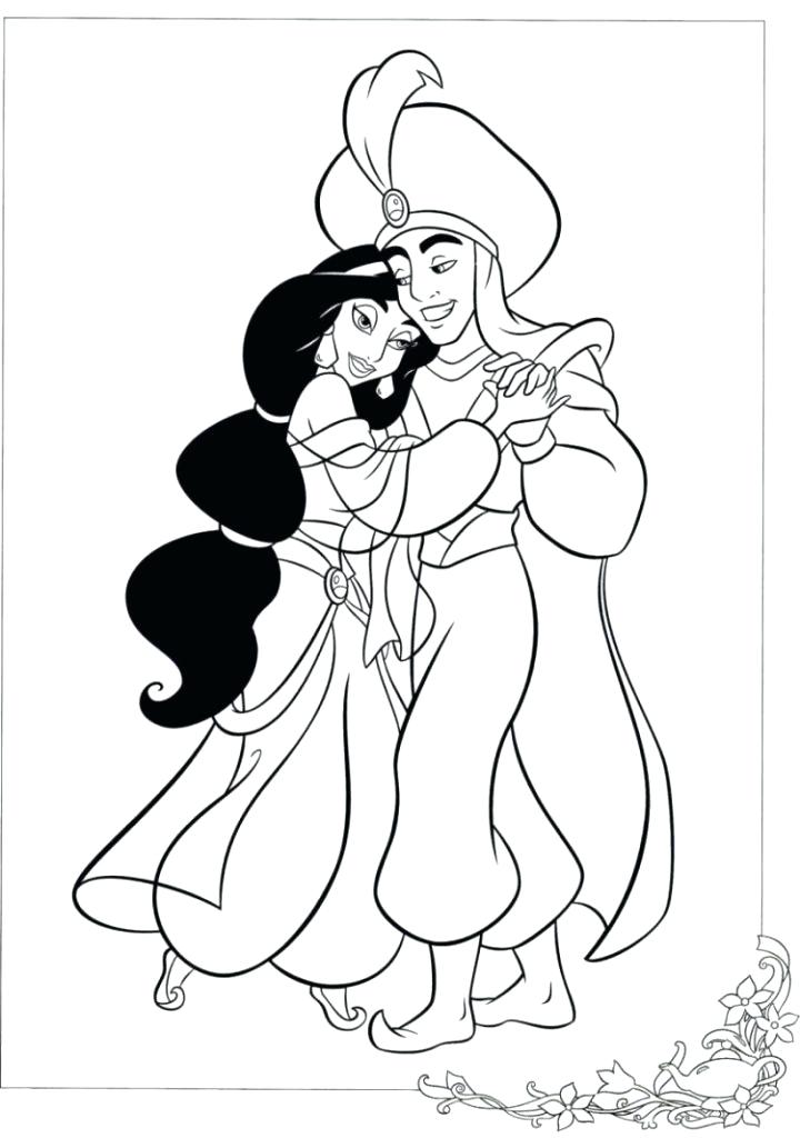 720x1024 Princess Jasmine Coloring Free Printable Princess Jasmine Coloring