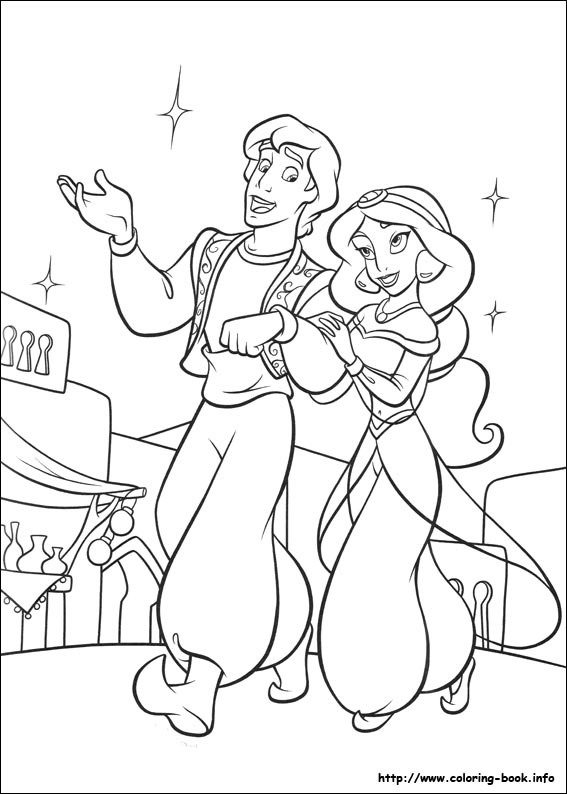 567x794 Aladdin Coloring Pages On Coloring