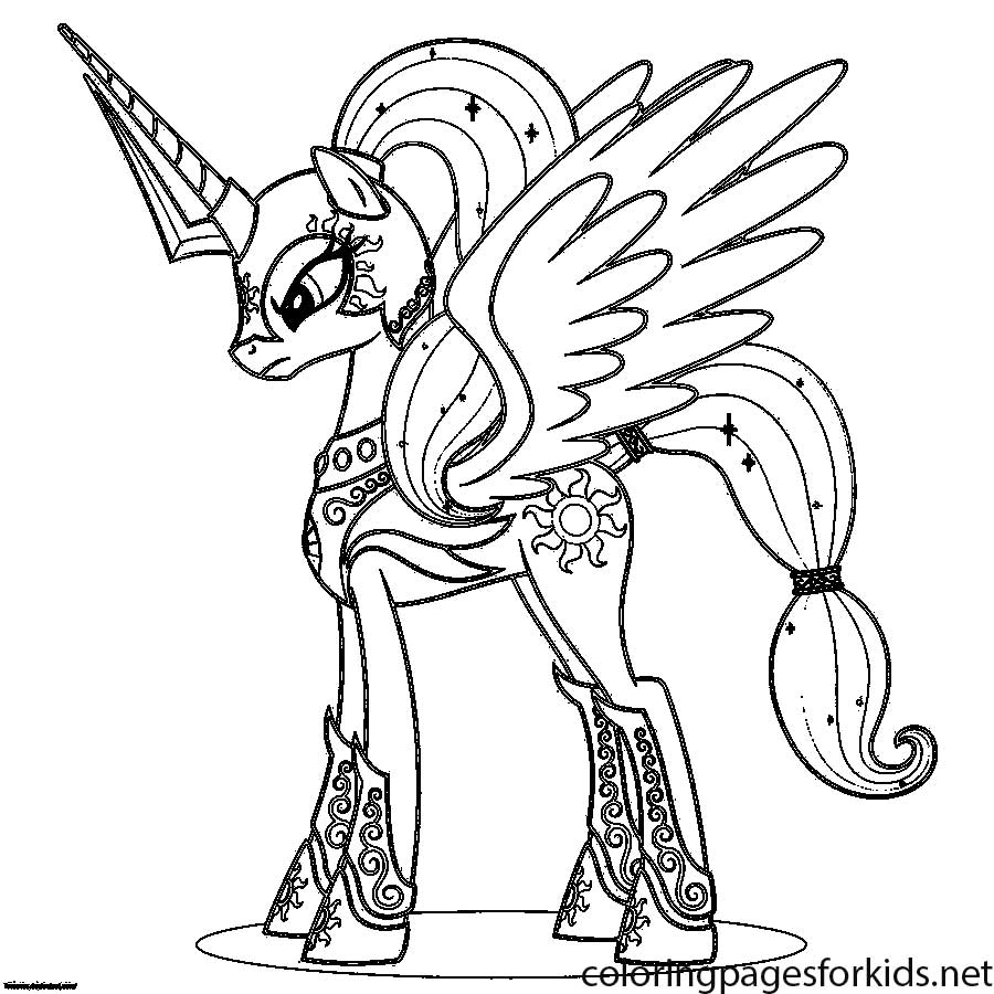 900x900 Princess Celestia Coloring Pages Best For Kids Mesmerizing My