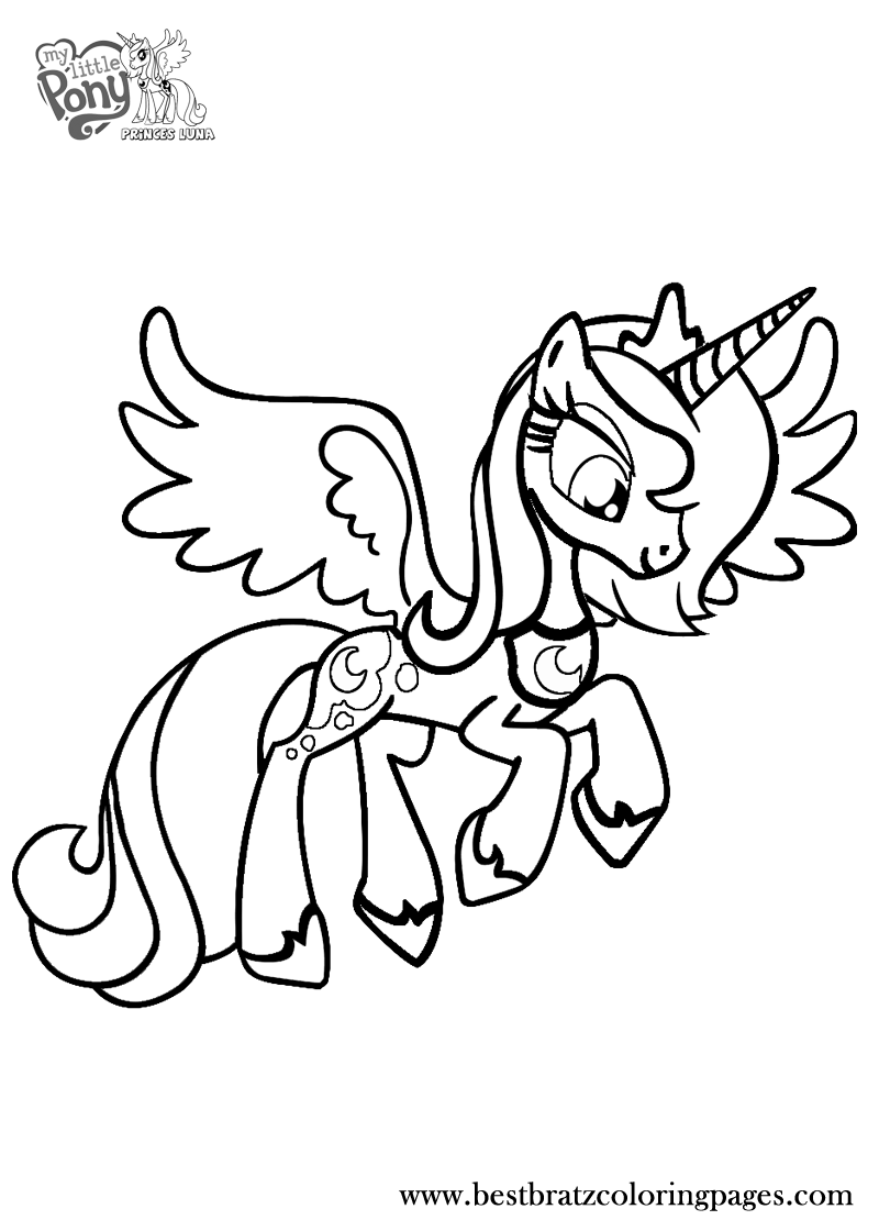 800x1120 Princess Luna Coloring Pages Bratz Coloring Pages Coloring