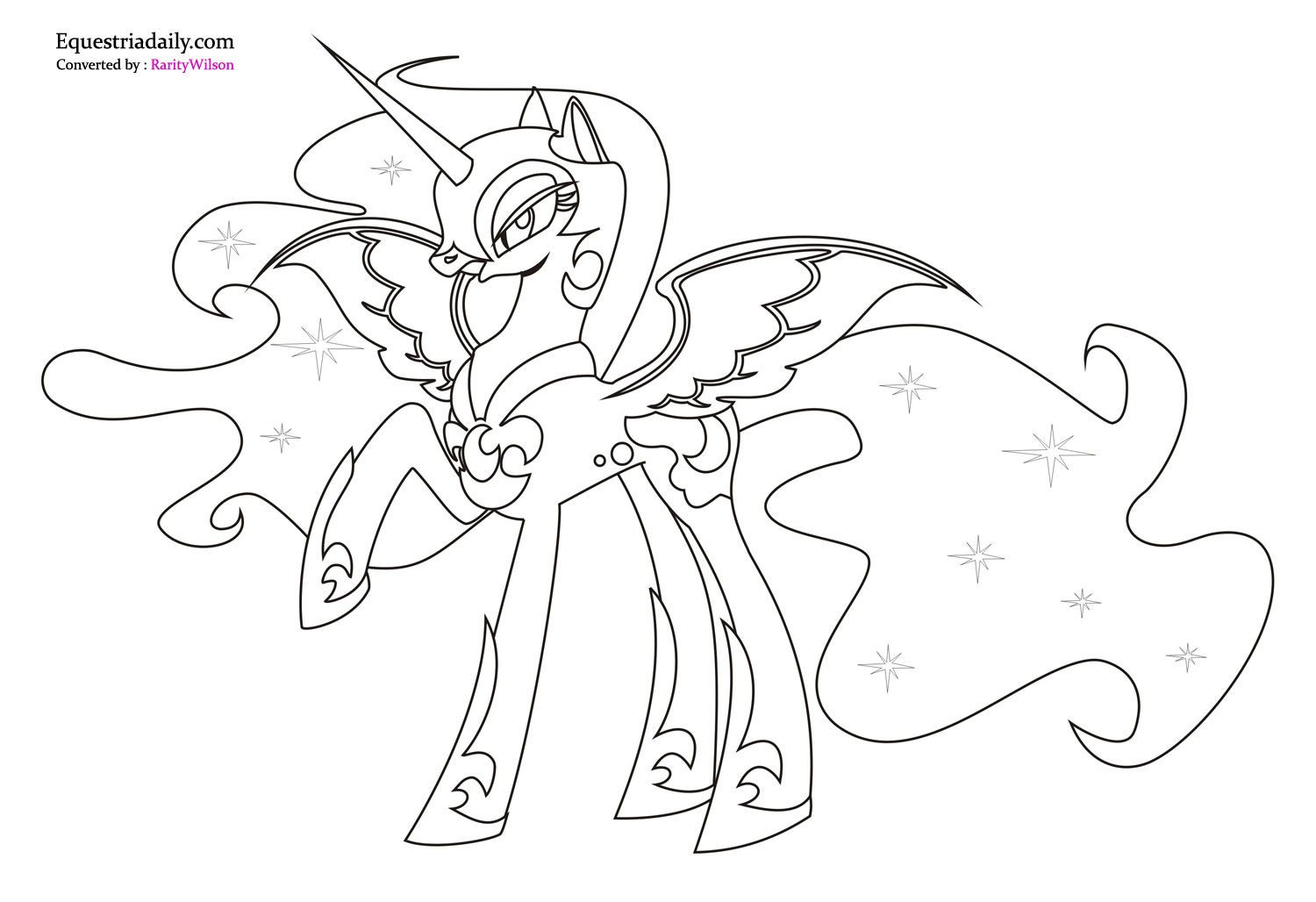 1500x1028 Princess Luna Coloring Pages 20 42 With Page Coloring Pages