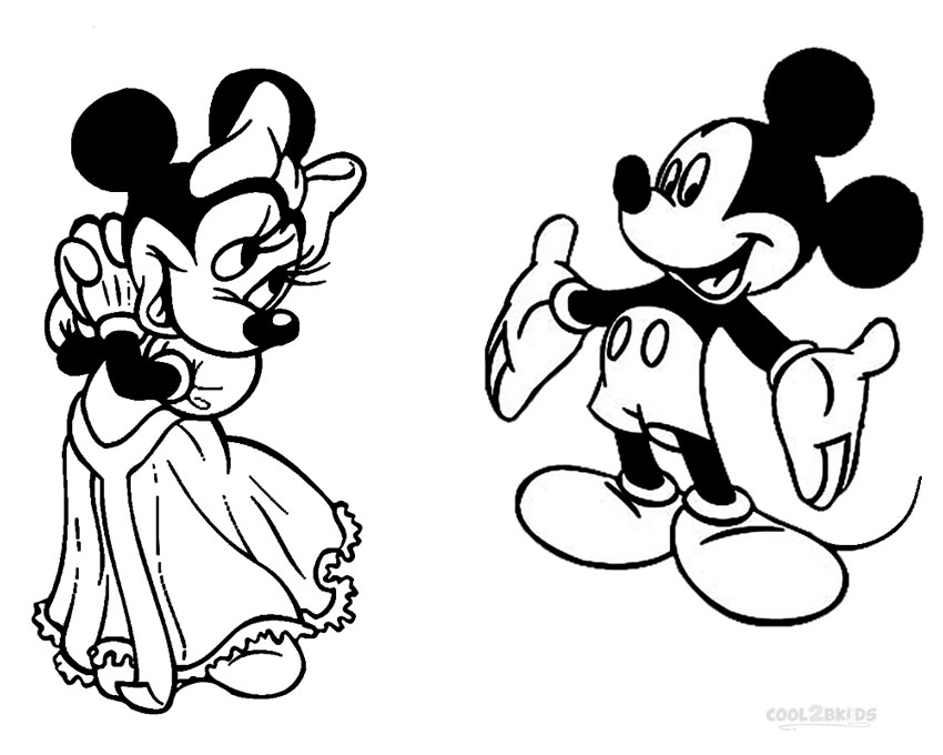 Printable Minnie Mouse Coloring Pages For Kids Cool2bkids 850x680 Printable Minnie Mouse Coloring Pages For Kids Cool2bkids