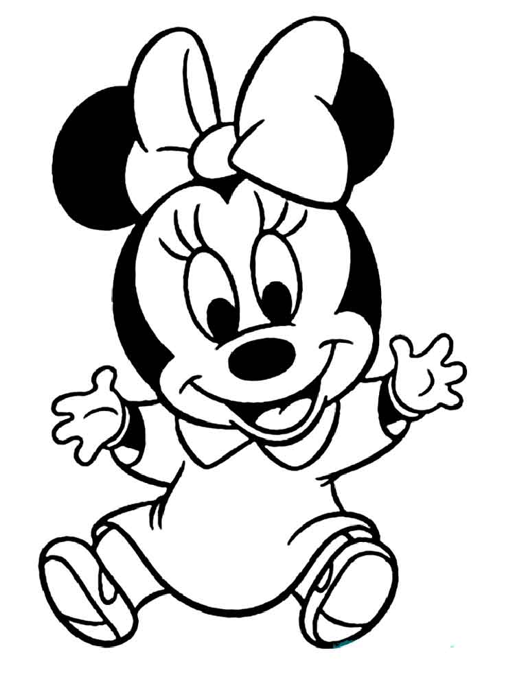 Free Minnie Mouse Coloring Pages 750x1000 Free Minnie Mouse Coloring Pages