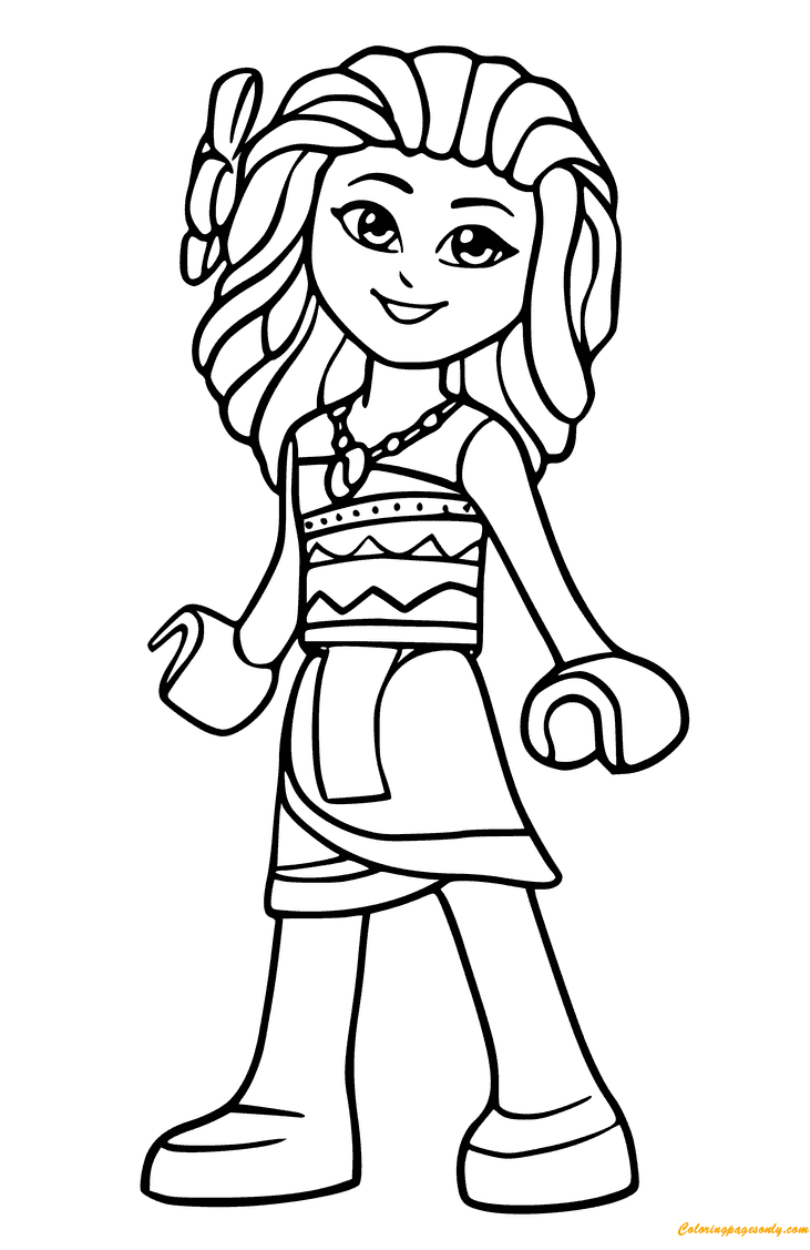 731x1127 Lego Disney Princess Moana Coloring Page Httpcoloringpagesonly