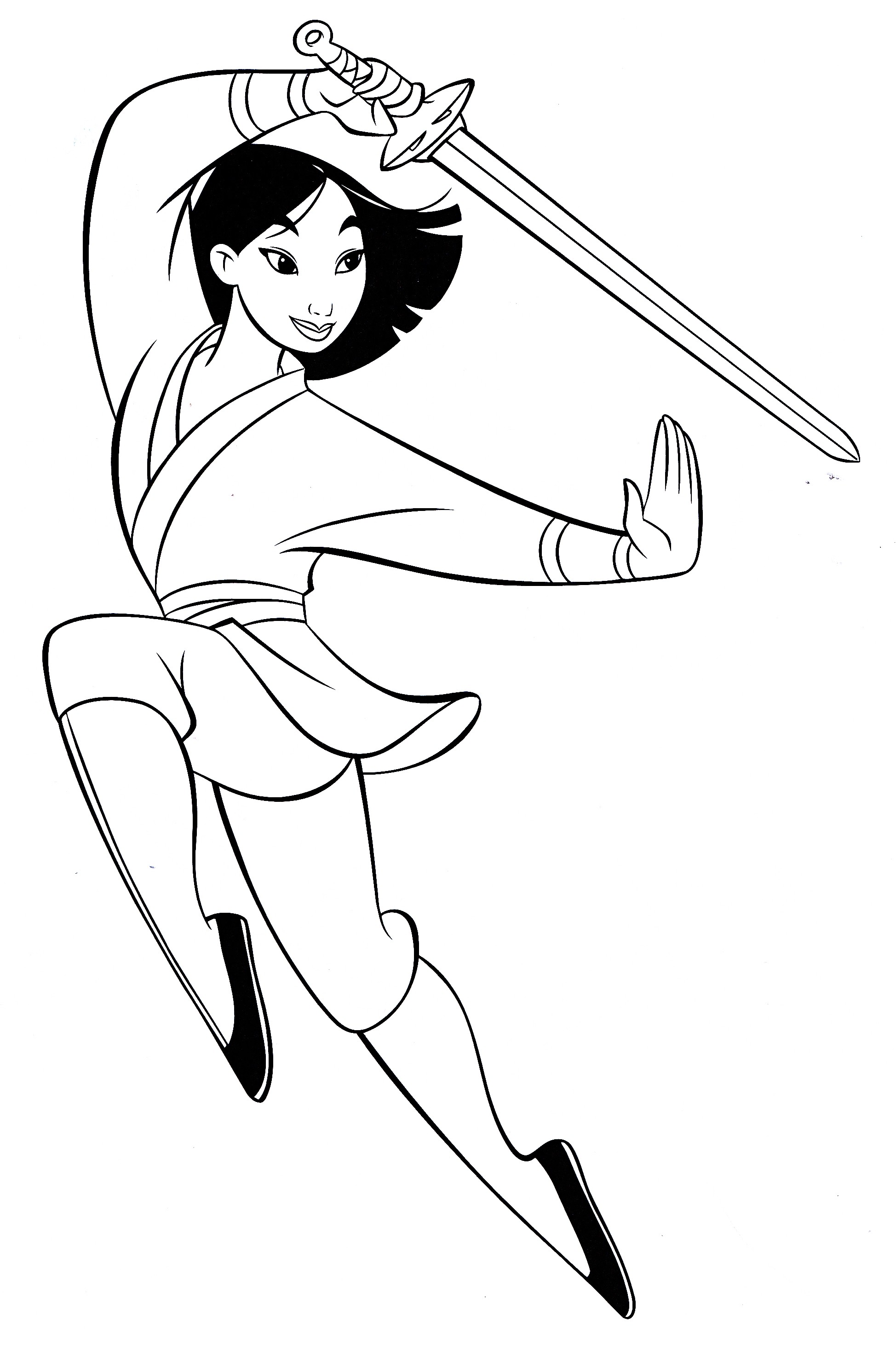 Mulan Warrior Coloring Pages For Kids Freecolorngpages.co 1948x2922 Mulan Warrior Coloring Pages For Kids Freecolorngpages.co