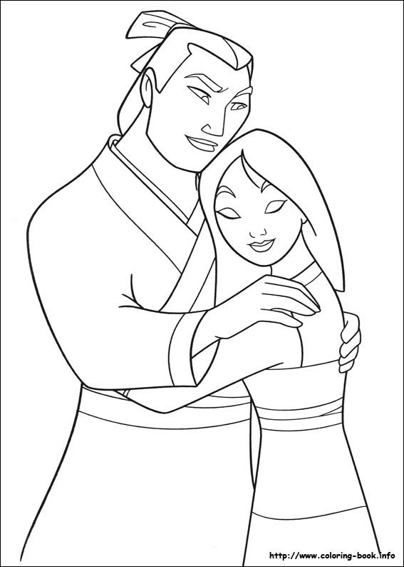 Mulan Coloring Picture Coloring Sheets Disney 567x794 Mulan Coloring Picture Coloring Sheets Disney