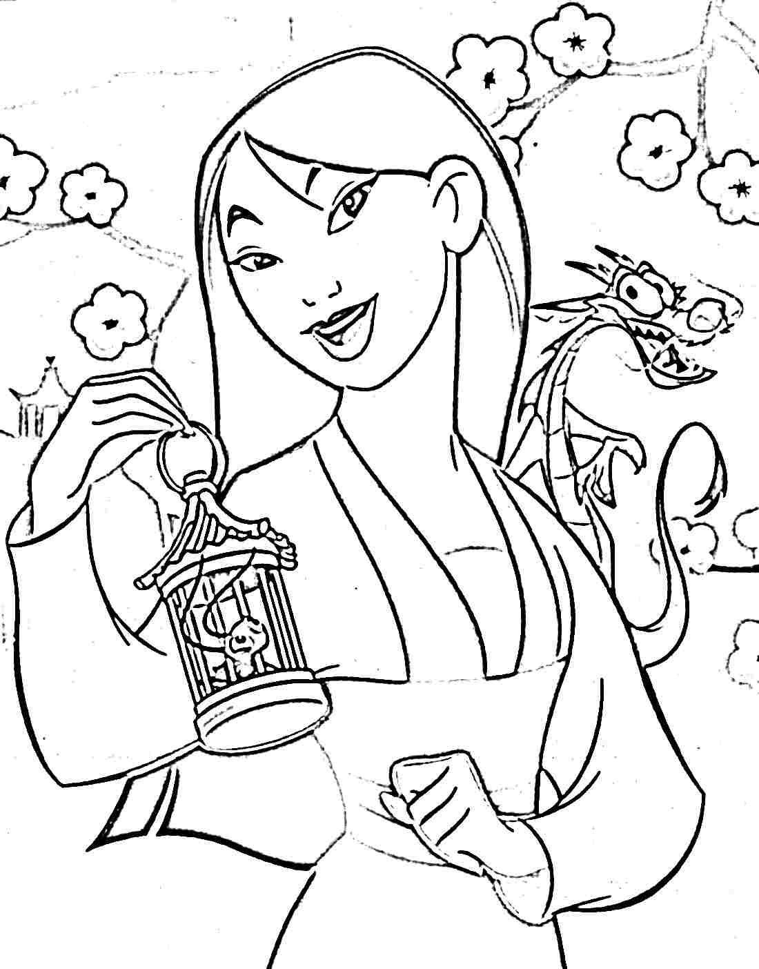 Princess Mulan Coloring Pages Free Coloring Sheets 1100x1404 Princess Mulan Coloring Pages Free Coloring Sheets