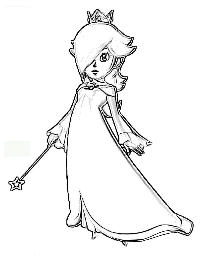 Rosalina Coloring Pages 816x1056 Rosalina Coloring Pages