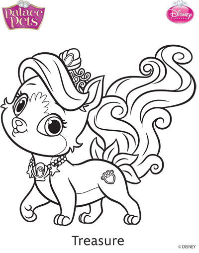 Princess Pets Coloring Pages at GetColorings.com | Free printable ...