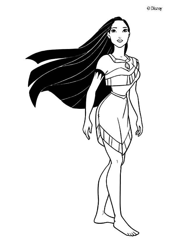 Pocahontas Coloring Pages 601x850 Pocahontas Coloring Pages