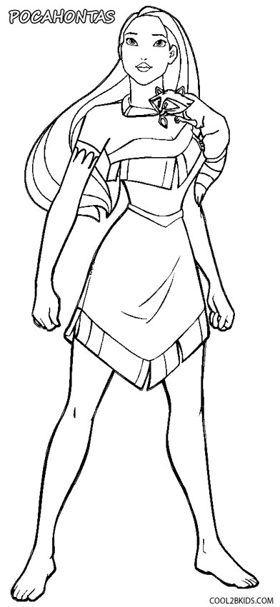 Printable Pocahontas Coloring Pages For Kids Cool2bkids 392x850 Printable Pocahontas Coloring Pages For Kids Cool2bkids