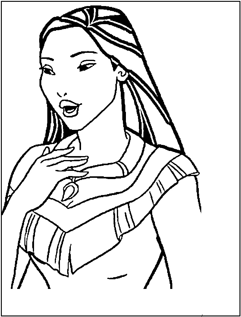 Disney Princess Coloring Pages Pocahontas Printable 800x1050 Disney Princess Coloring Pages Pocahontas Printable