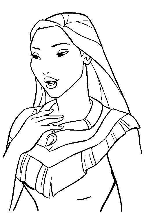 Disney Princesses Pocahontas Free Coloring Printables Disney 497x772 Disney Princesses Pocahontas Free Coloring Printables Disney