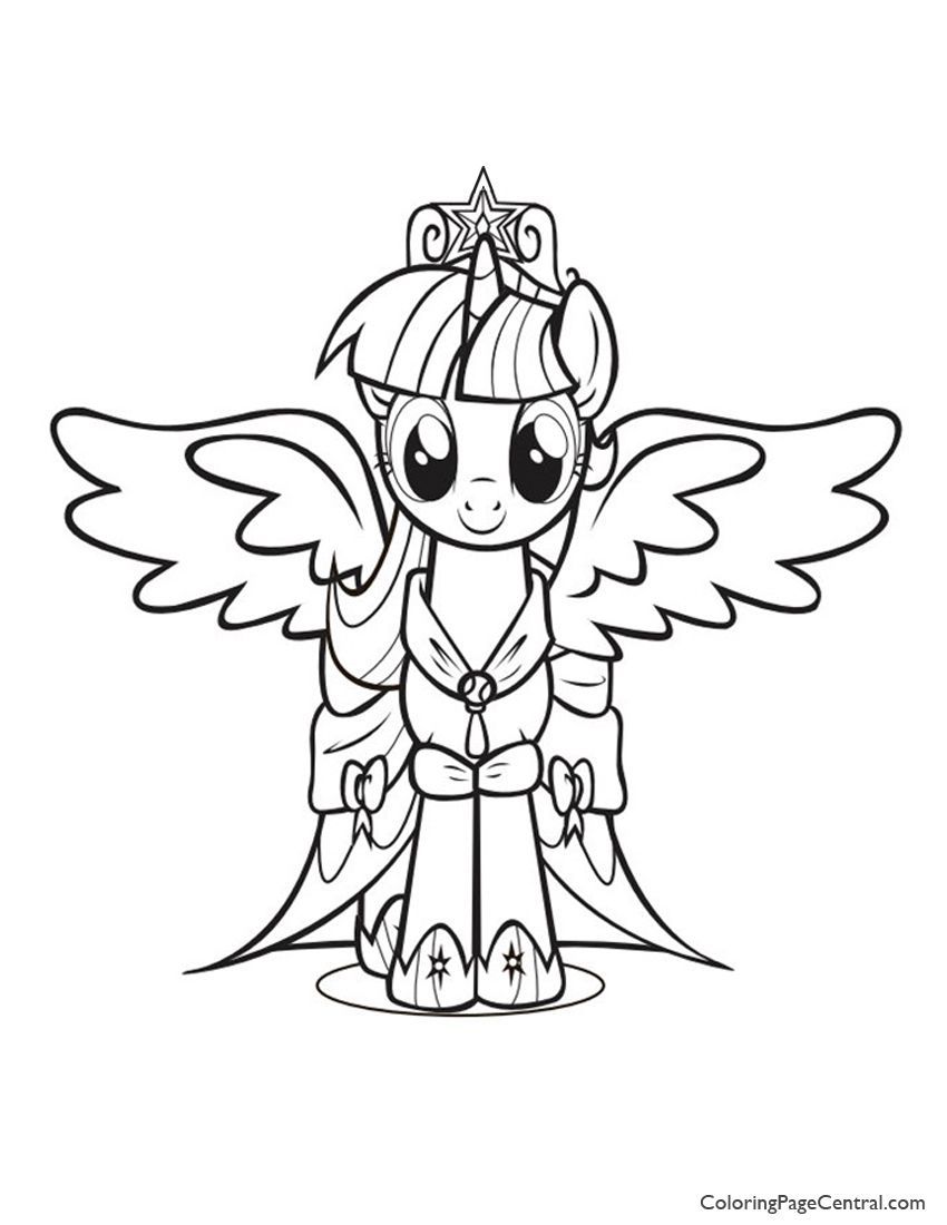 Princess Pony Coloring Pages