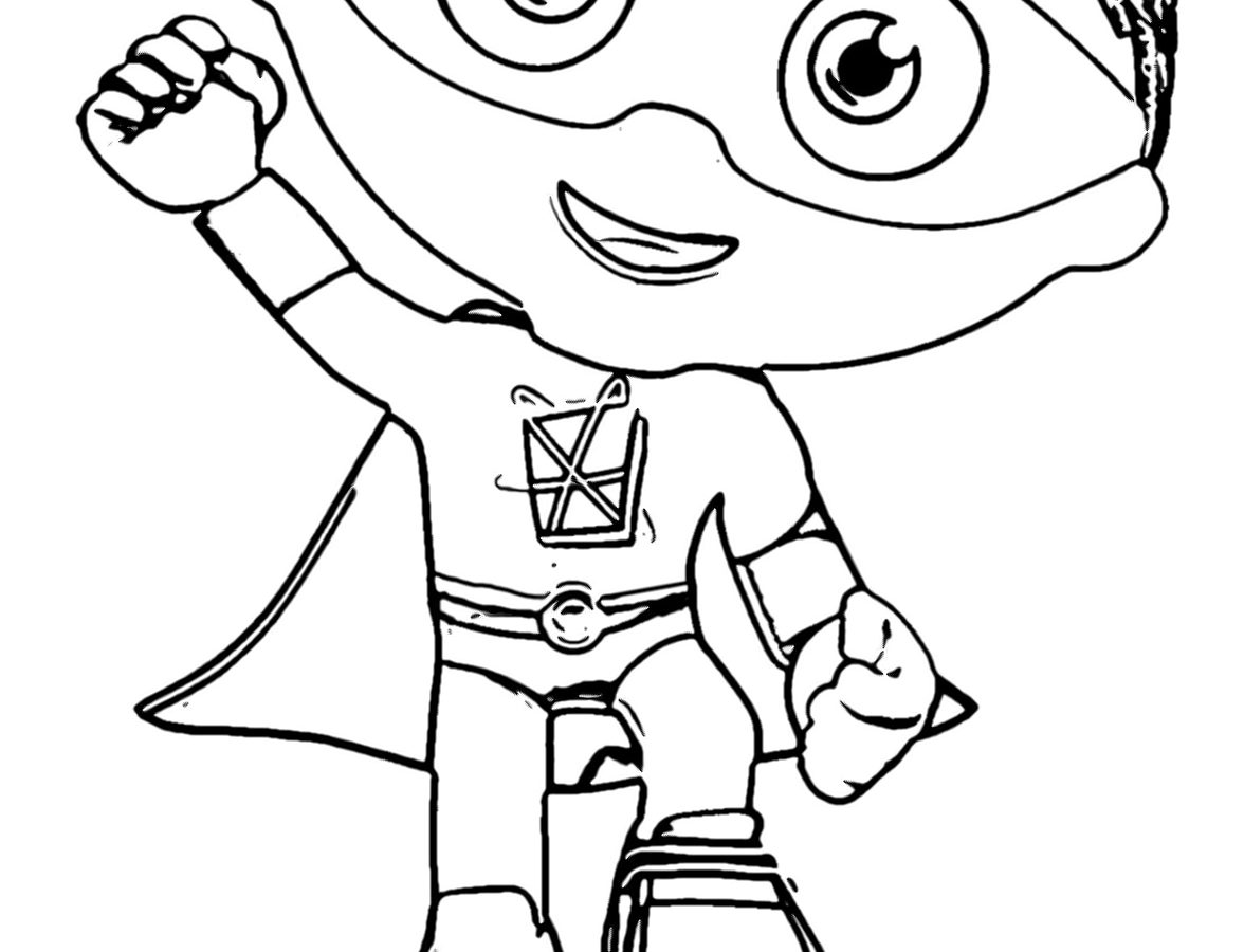 1176x900 Super Why Coloring Pages Best For Toddler Cartoon Free Printable