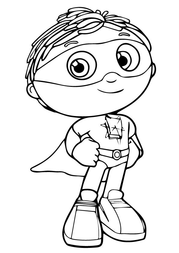 595x842 Super Why Coloring Coloring Pages