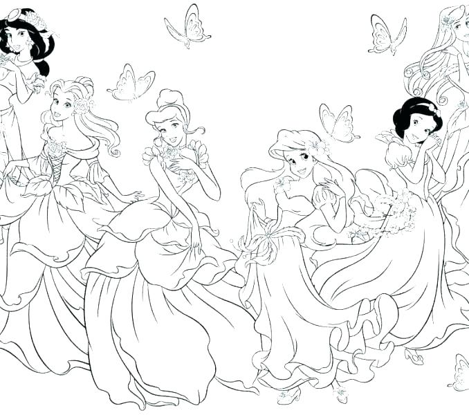 678x600 Printable Coloring Pages Princess Coloring Pages Coloring