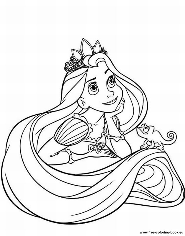 629x800 Disney Printables Coloring Pages Tangled (Disney)